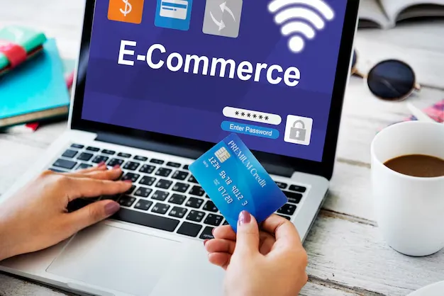 E-commerce Professional working